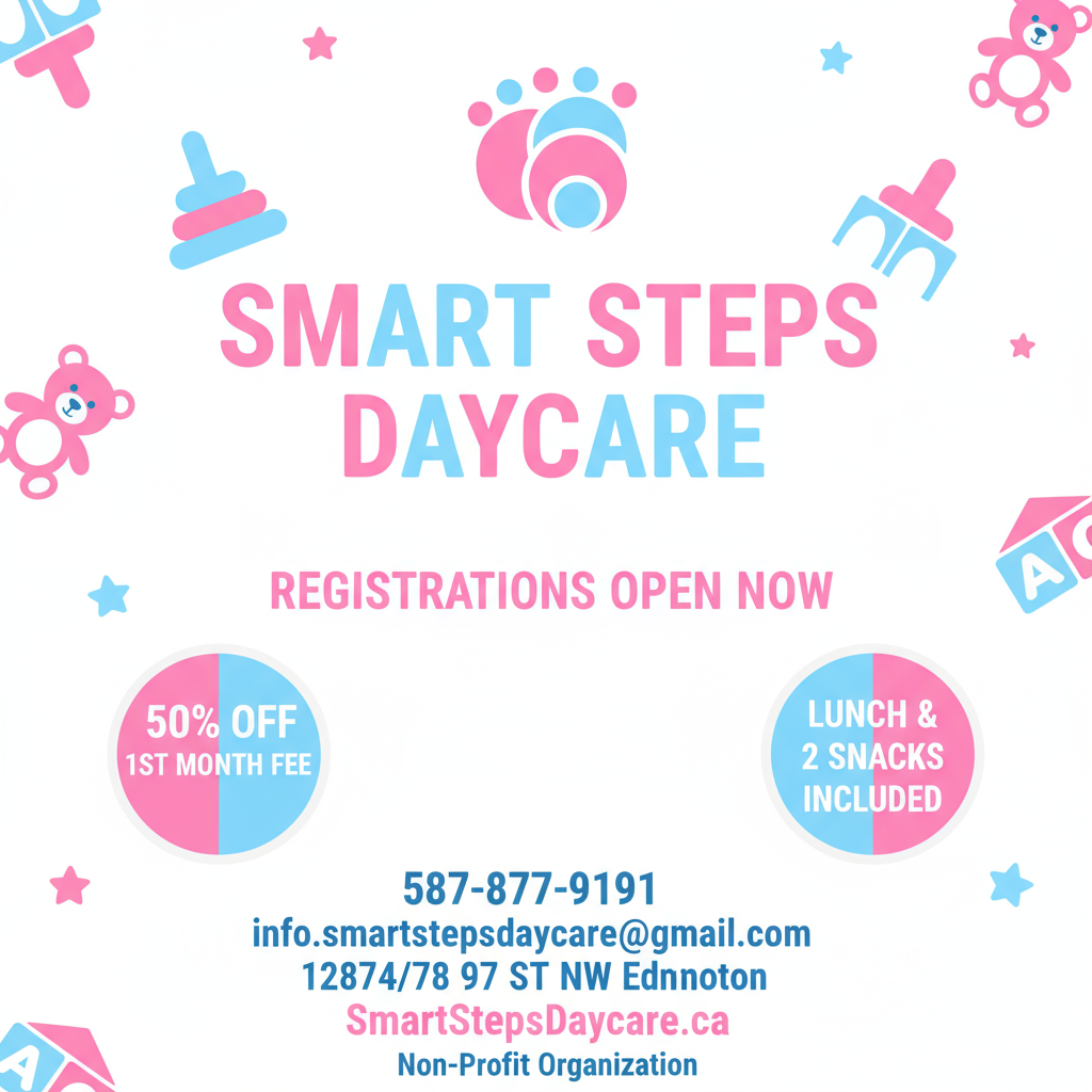 Smart Steps Daycare - Opening October 15th